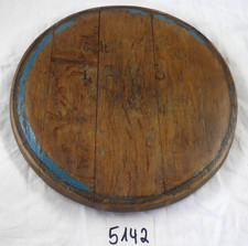 Holzdeckel Fassdeckel aus Eiche Dekoration Deckel Brauerei DIY Upcycling Nr.5142