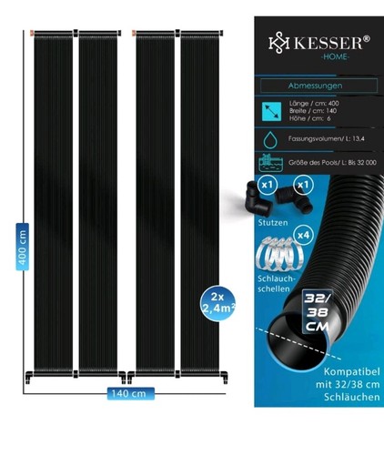 Kesser solarkollektor - 2x,