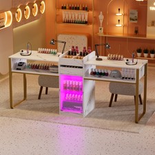 Arbeitstisch doppel nageltisch - arbeitstisch, doppel-nageltisch