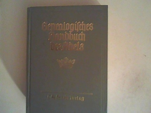 Genealogisches handbuch des - handbuch,