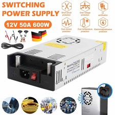Upgrade Schaltnetzteil 50A 600W Trafo Netzteil DC 12V Netzadapter Transformator