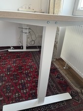 IKEA Schreibtisch Höhenverstellbar Weiß 160x80 Cm Grau