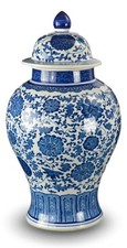 20" Classic Blue and White