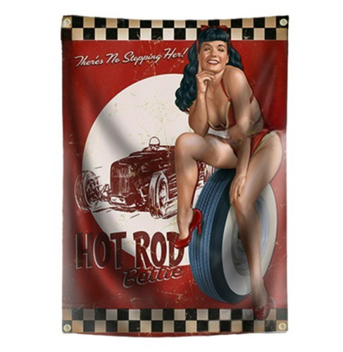 Hot rod betty - pin, up