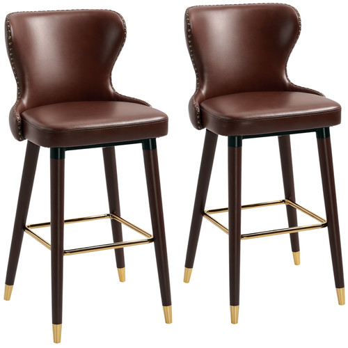 Homcom barhocker 2er - barhocker,