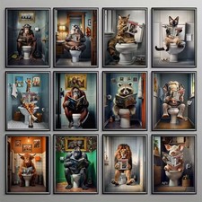 12 Leinwanddrucke Tiere auf