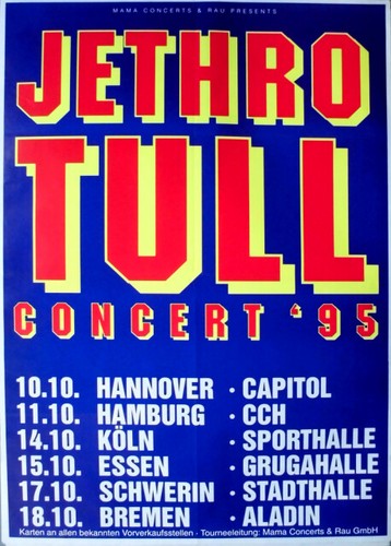 Jethro tull 1995 - 1995, plakat