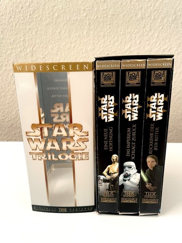 Star wars trilogie vhs - star,