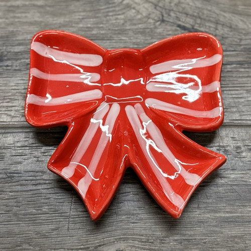 Keramik schale schleifenform - keramik,
