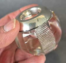 ANTIKES TINTENGLAS MIT 925