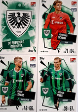 Match Attax Bundesliga 25/26 Vier Karten von Preußen Münster incl. Wappen