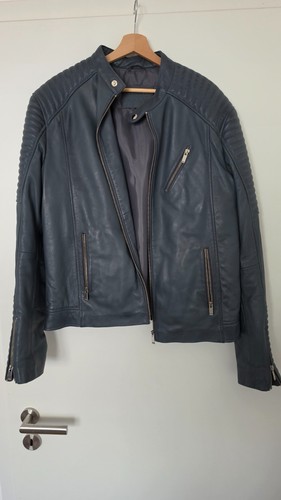 Motorradlederjacke herren grau - herren,