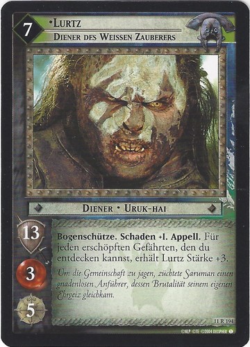 Ccg 184 lord the rings - lord,