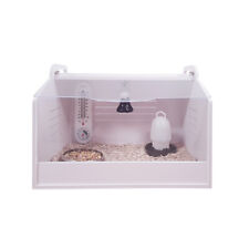 Küken Aufzucht  Box Komplettset - PVC - Wärmelampe - Futter/Wassernapf - 50 cm