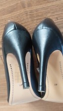 H&M Pumps 41 Schwarz Echtleder