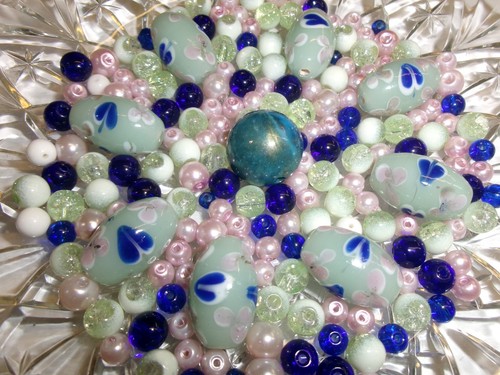 Glasperle mix 143 indische - 143, g