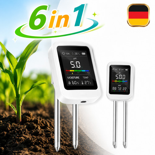 Bodentester messgerät - 6-in-1,