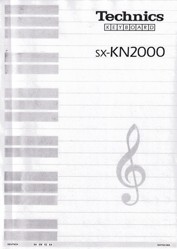 Keyboard technics kn2000 - technics, sx
