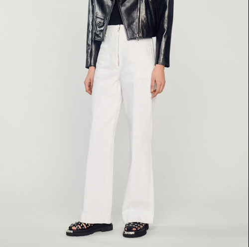 Sandro paris jeans weiß - paris,