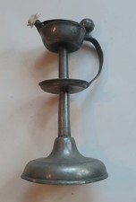 Antike Öllampe aus Zinn - 19