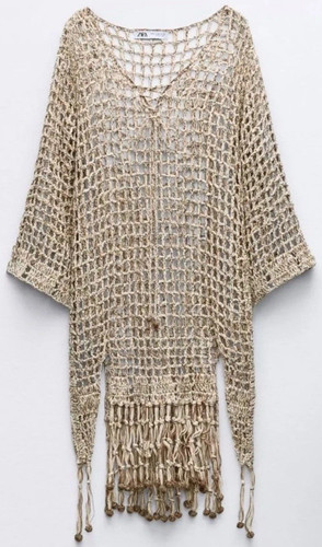 Zara damen pullover beige - pullover, gr