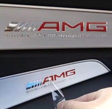 AMG Emblem Logo Aufkleber Metall Sticker Schlüssel Spiegel innen Mercedes Benz