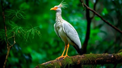 Wandbild ein sekretärsvogel - wandbild:,
