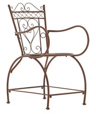 Gartenstuhl Sheela I Metallstuhl Mit Armlehnen Im Jugendstil