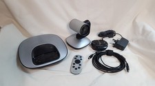 UNVOLLSTÄNDIG! Logitech Group Videokonferenzsystem mit Fernbedienung, einigen Kabeln