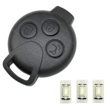 Auto Schlüssel Gehäuse + 3X TASTER passend für Smart 451 Fortwo Forfour Roadstar