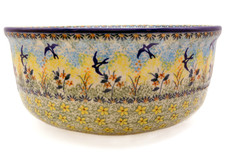 Bunzlauer Keramik Schale tief - Dekor Schwalbe - II Wahl