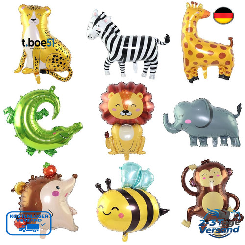 Jungle wildlife balloons - wildlife,