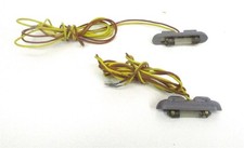 Spur H0 2x Bahnsteigbeleuchtung mit Glühbirne (geprüft) OVP (Z169-14)