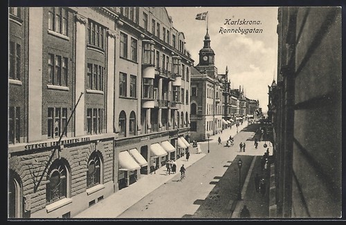 Ansichtskarte karlskrona - ansichtskarte,