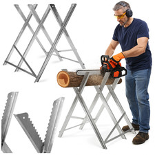 Metallbock zum Holzsägen, verstellbarer Bock, 120 kg, Stahl