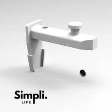 Endkappen Kompatibel mit IKEA VIDGA 146964/146965 Schiebegardine Vorhang by LS