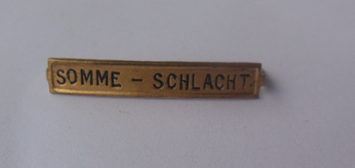 Gefechtsspange somme schlacht - gefechtsspange, somme-schlacht