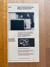 Braun Gas Tischfeuerzeug