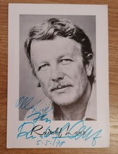 Autogramm Rudolf Lenz(1920-1987),Österreichischer Schauspieler