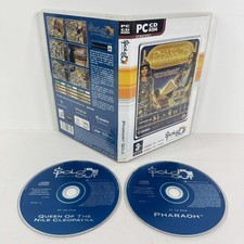 Pharaoh Gold PC Spiel + Königin des Nils Kleopatra Expansion Pack CD-ROM 1999