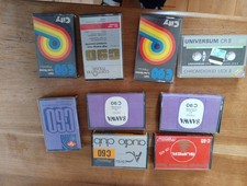 9 Compact Kassetten Gebraucht Sanwa,City, Agfa, Universum