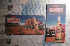 2 alte große Bierdeckel Desperados