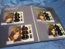 Schwarzkopf Werbung , Coloration - Locken - Farbkarte , Haarfarbe Vision Color