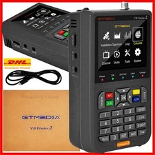 GTMEDIA V8 Finder2 3.5"LCD Satfinder DVB-S2/S2X HD Digital SAT Finder Messgerät.