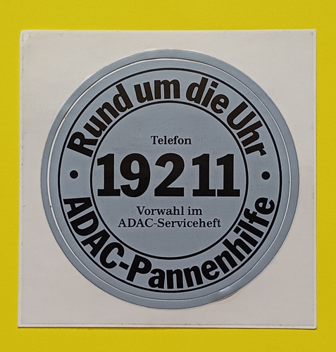 Adac aufkleber pannenhilfe - aufkleber,