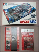 Nissan R89C Tamiya + Detail Up Parts + Fiber Decals #24093 1:24 gebraucht
