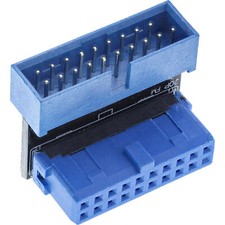 USB 3.0 Adapter intern Pfostenanschluss Stecker > Buchse nach unten gewinkelt
