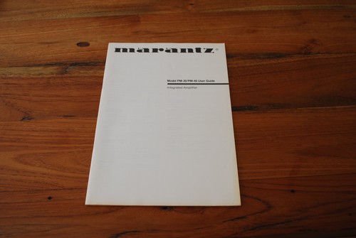 Marantz 40 manual - pm,