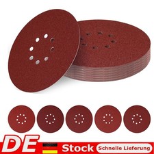 8 Loch Exzenter 225mm Schleifpapier set P40-P240 Schleifblatt Schleifscheiben