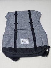 Herschel Rucksack Retreat Eco Rubber Straps Raven Crosshatch Schwarz 18 L